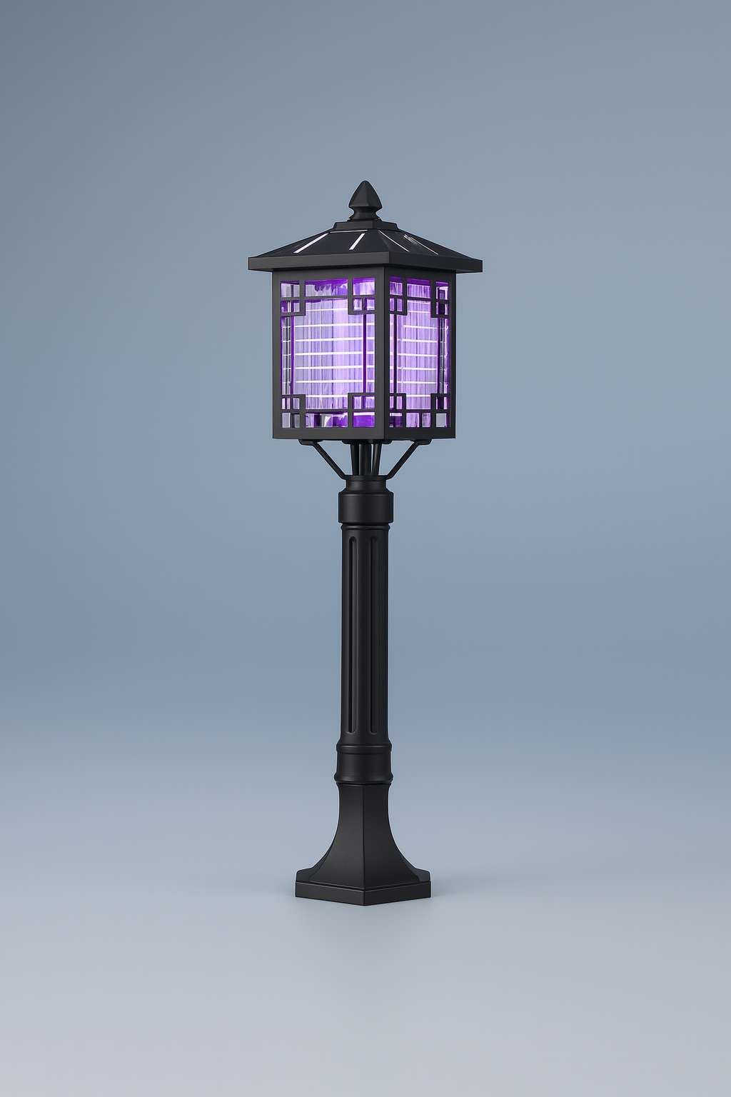 Lampe anti-moustique solaire sur pied